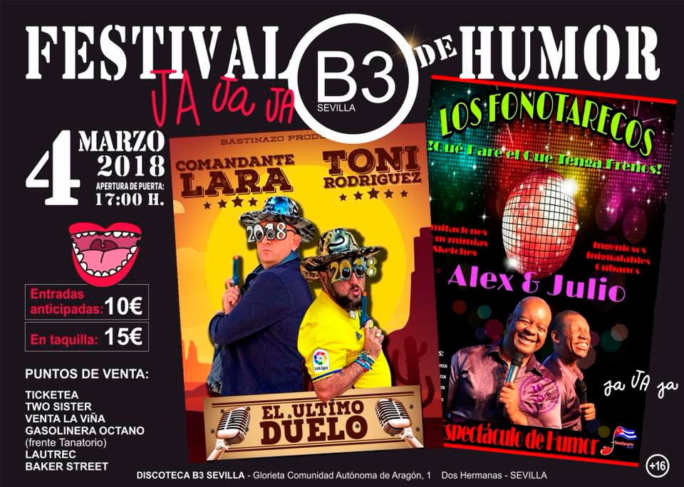 Festival del humor en B3 Sevilla