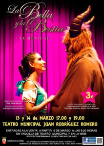 Musical infantil “La Bella y la Bestia” en el Teatro Municipal