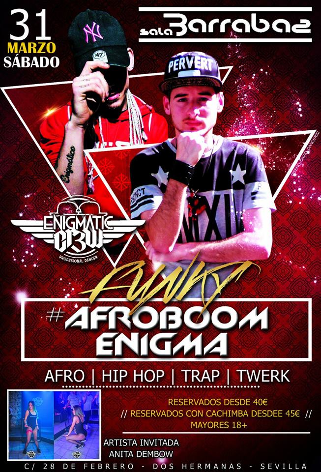 Afroboom en Sala Barrabas marzo 2018