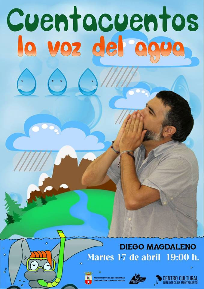 Cuentacuentos ‘La voz del agua’ con Diego Magdaleno