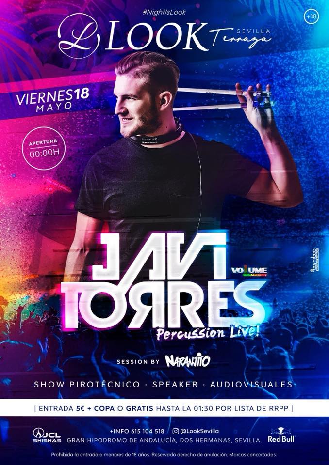 Javi Torres ‘Percussion Live’ en Look Sevilla
