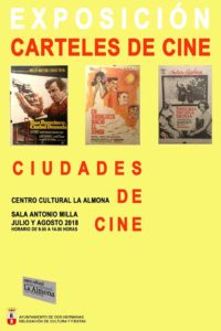 Esposición carteles de cine "Ciudades de Cine" en el Centro Cultural La Almona
