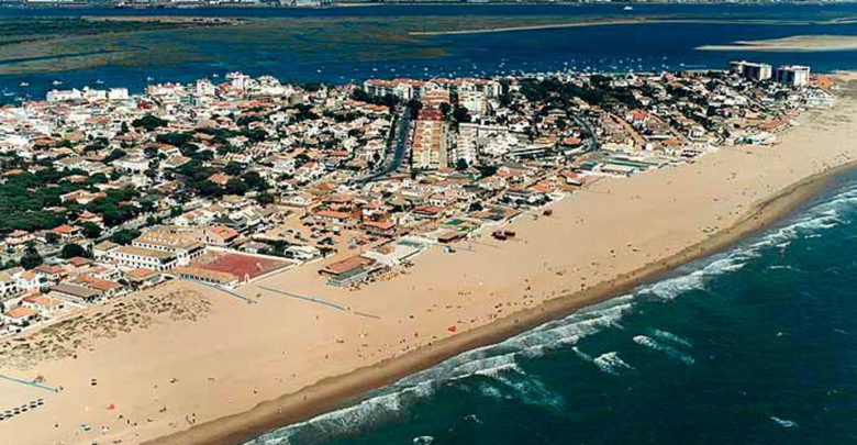 Playa de Punta Umbría en Huelva