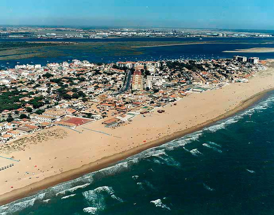 Playa de Punta Umbría en Huelva