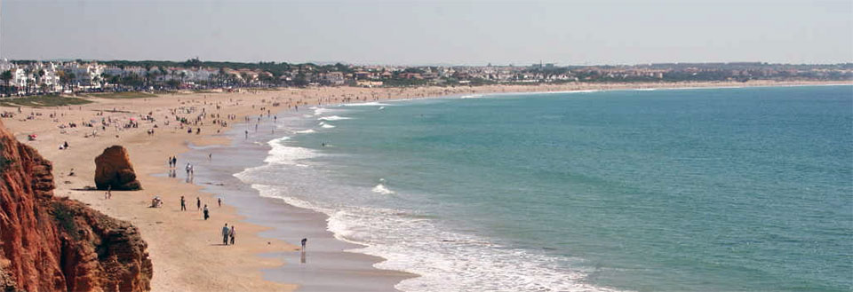 Playa de la Barrosa en Chiclana de la Frontera (Cádiz)