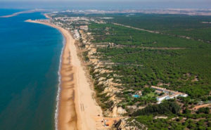 Playa de Mazagón en Palos de la Frontera (Huelva)