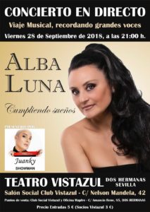 Concierto de Alba Luna en el CSD Vistazul