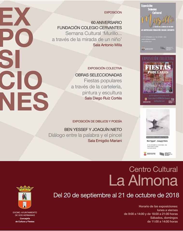 Tres nuevas exposiciones en el Centro Cultural La Almona