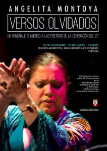 Angelita Montoya Versos Olvidados en el Teatro Municipal Juan Rodríguez Romero