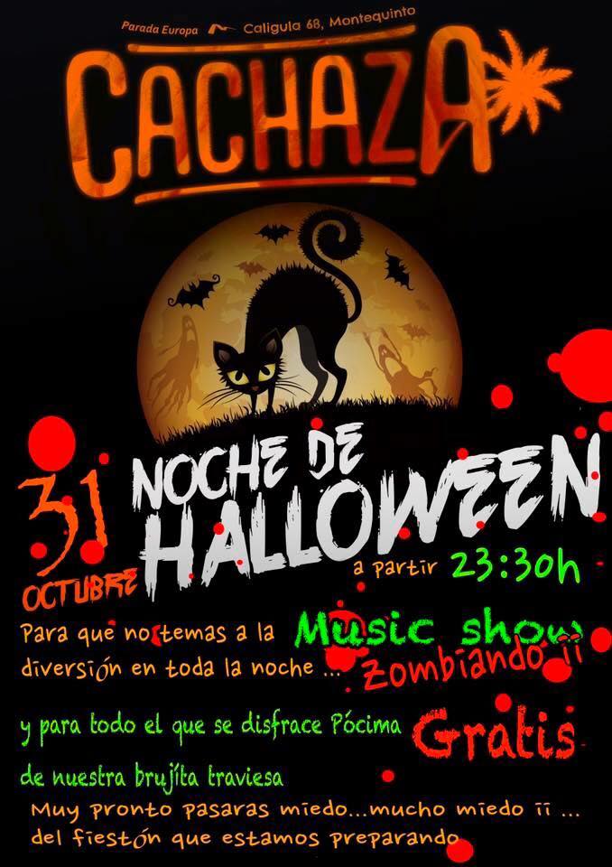 Noche de Halloween en Cachaza Café en Calle Calígula en Montequinto