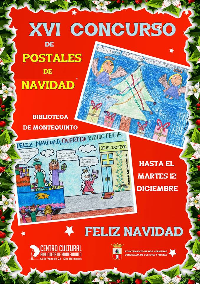 XVI Concurso de Postales de Navidad en el Centro Cultural Biblioteca de Montequinto
