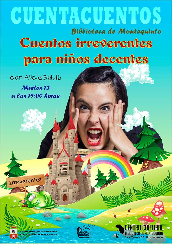 Cuentacuentos “Cuentos irreverentes para niños decentes” en la Biblioteca de Montequinto - Noviembre 2018