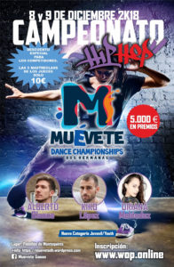 XII Campeonato de Hip- Hop Muévete Dance Championships 2018