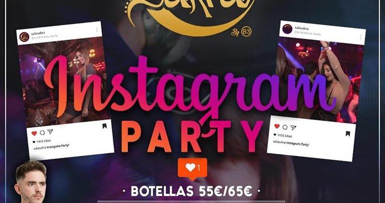 Instagram Party en Sala Sakra